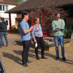 A break outside at Springschool