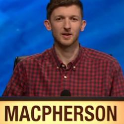 OE's Stuart Macpherson gets to the semifinal of University Challenge