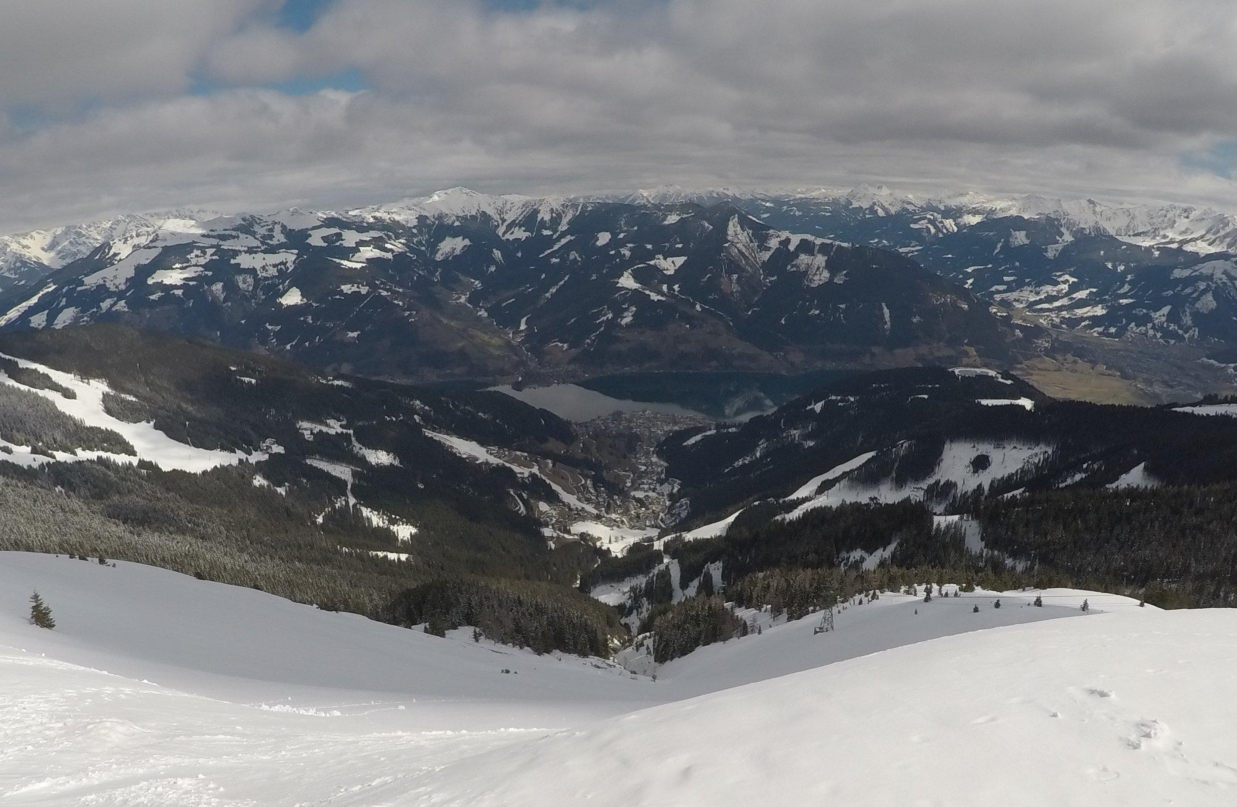 The group shared some wonderful views Winterschool 2019
